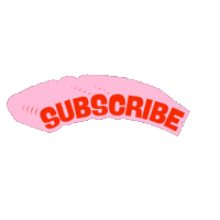 Pink Follow Sticker by Jennifer Greenhill