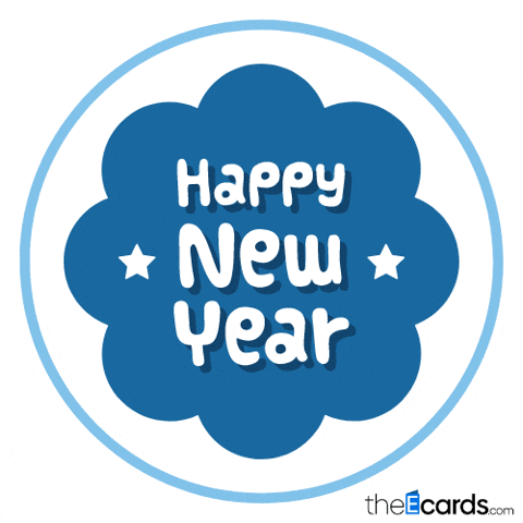 theecards happy new year new year newyear greetings GIF