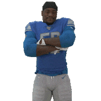 National Football League No Sticker by Detroit Lions