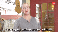 I Am beyond Excited
