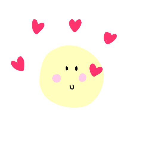 Cuteness Hearts Sticker