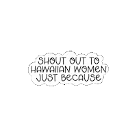 Wahine Sticker