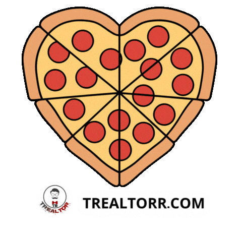 Real Estate Pizza Sticker by Trealtorr