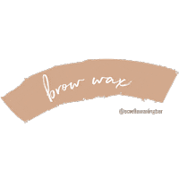 Eyebrow Eyelash Sticker by sorellawaxbar
