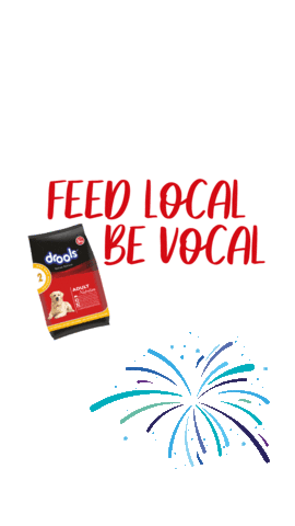 DroolsIn cat doggo dogfood petfood Sticker