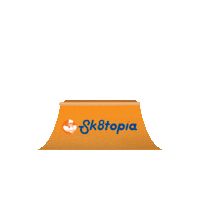 Sk8topiaMX sports kids skate skater Sticker