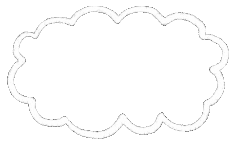 Cloud Sticker by haenaillust