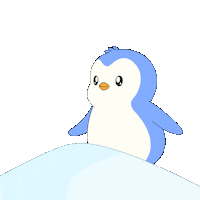 Happy Green Flag Sticker by Pudgy Penguins