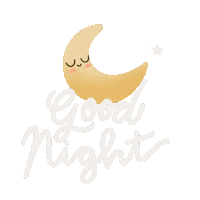 Sleepy Good Night Sticker by Demic