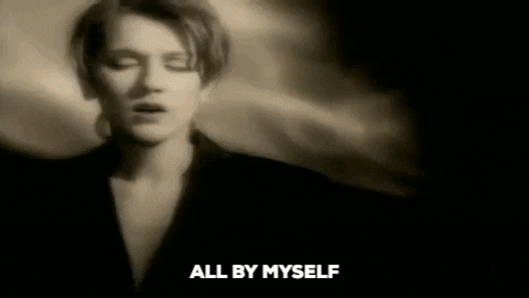 All By Myself GIF by Celine Dion