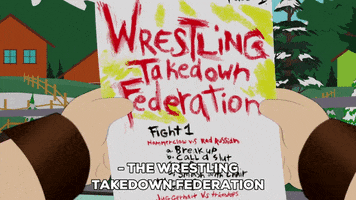 wrestling paper GIF by South Park 