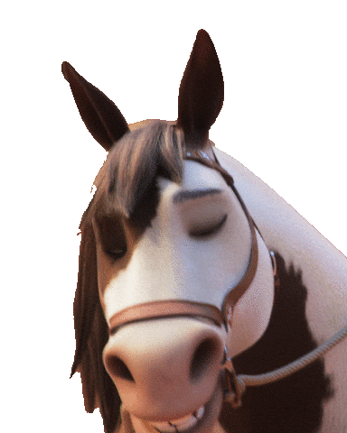 Horse Play Flirt Sticker by DreamWorks Spirit