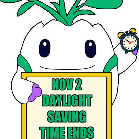 Fall Back Time Change Sticker by Magic Eden