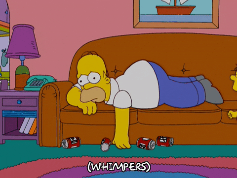 sad homer simpson GIF