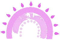 Rainbow Springtime Sticker