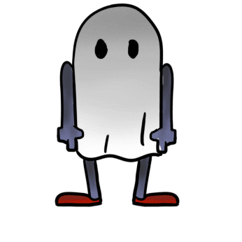 Crea_vid giphyupload scary ghost creepy Sticker