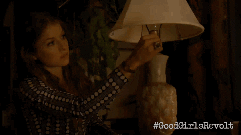 season 1 lamp GIF by Good Girls Revolt