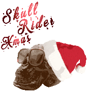 merry christmas Sticker by Skull Rider