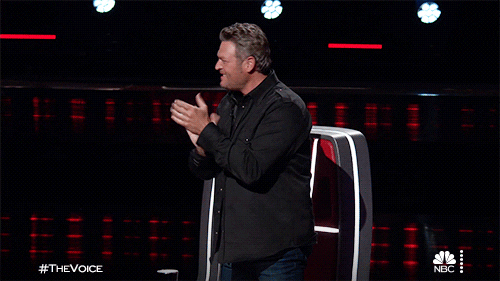 Excited The Voice GIF by NBC