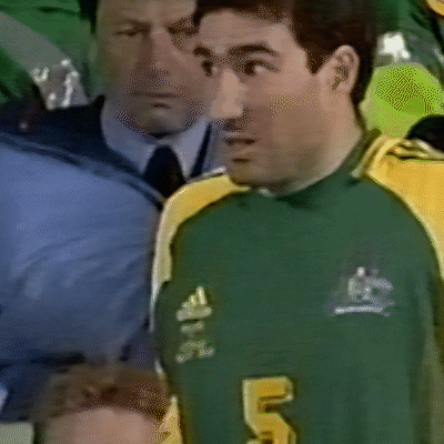 Reaction Shocked GIF by Football Federation Australia
