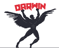 Darwin Sticker by Wangan