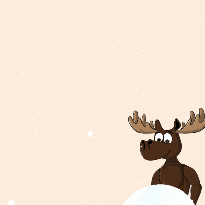 DoYouMoose giphyupload christmas snow nft GIF
