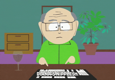 mr. herbert garrison typing GIF by South Park 