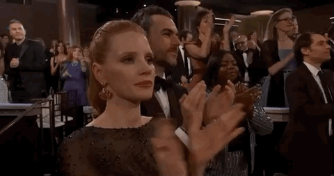 jessica chastain GIF by Golden Globes