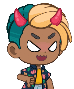 DopplesWorld giphyupload evil devil dopplesworld Sticker