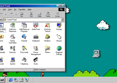 Mario Bros Pixel Art GIF by PERFECTL00P