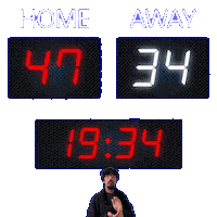 34 Away Sticker