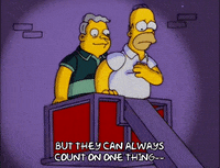 homer simpson larry burns GIF