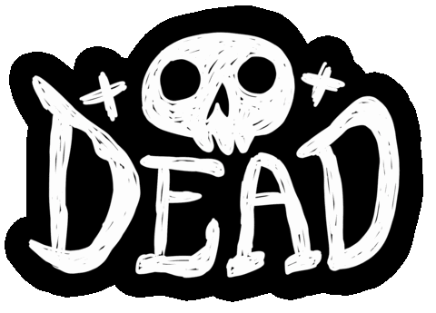 Halloween Death Sticker