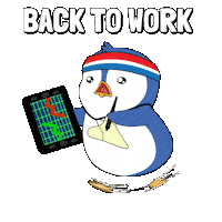 On My Way Running Sticker by Pudgy Penguins