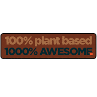 Plant Based Vegan Sticker by Awesome Supplements