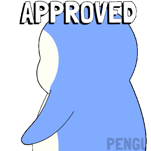 Penguin Yes Sticker by Pudgy Penguins