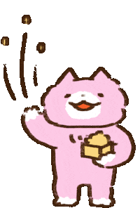 Cat Eat Sticker
