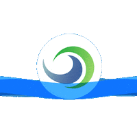 Wellen Sticker by Abwasserverband Welser Heide