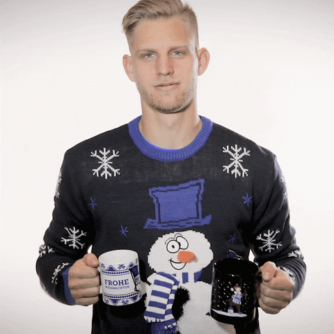 christmas beer GIF by Hertha BSC