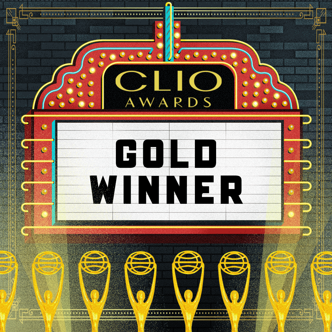 gold win GIF by Clio Awards