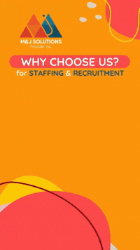 Hiring Human Resources GIF by M and J Solutions Provider Inc.