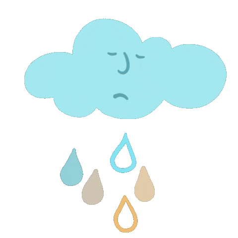 aikchin giphyupload rain cloud wet Sticker