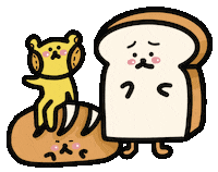 Food Bread Sticker by Playbear520_TW