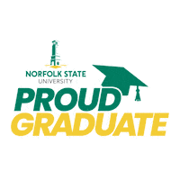 Graduate Nsu Sticker by Norfolk State University