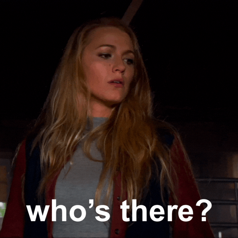 Scared What Is It GIF by Blake Lively Fan