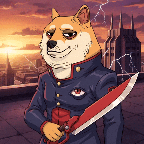 Shiba Inu Illustration GIF by Doge Pound