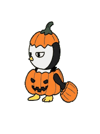 Halloween Snow Sticker by Vampire Penguin