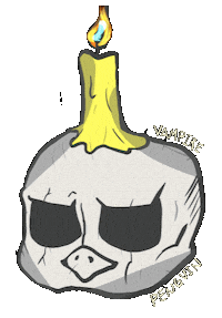 Shavedice Sticker by Vampire Penguin