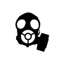 reconnews gasmask reconnews Sticker