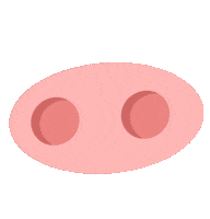 Porky Pig Fun Sticker by Demic